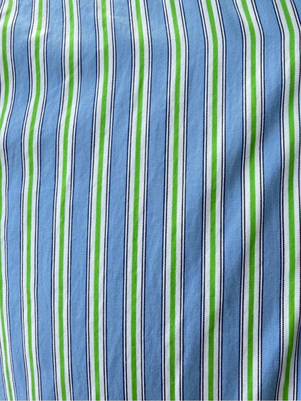 Polo Ralph Lauren Regent Blue Green white Striped Shirt 15